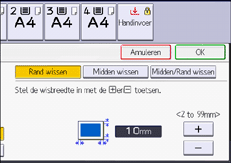 Afbeelding van bedieningspaneel