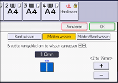 Afbeelding van bedieningspaneel