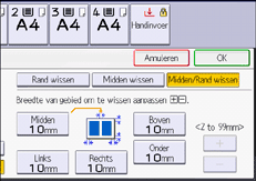 Afbeelding van bedieningspaneel