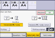 Afbeelding van bedieningspaneel