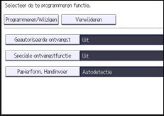 Afbeelding van bedieningspaneel