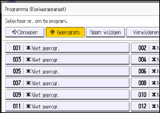 Afbeelding van bedieningspaneel