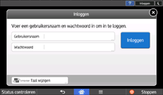 Afbeelding van bedieningspaneel