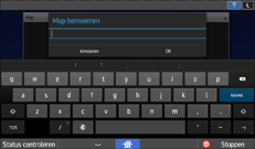 Afbeelding van bedieningspaneel