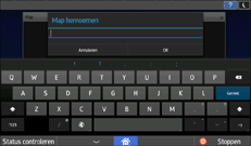 Afbeelding van bedieningspaneel