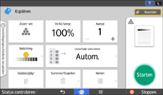 Scherm bedieningspaneel