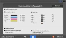 Afbeelding van bedieningspaneel