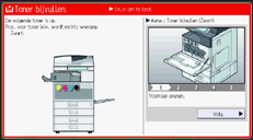 Afbeelding van bedieningspaneel