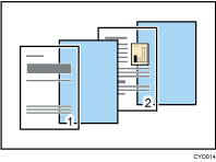 Illustratie van tussenbladen