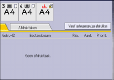 Afbeelding van bedieningspaneel