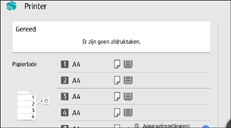 Afbeelding van bedieningspaneel