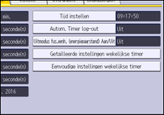 Afbeelding van bedieningspaneel