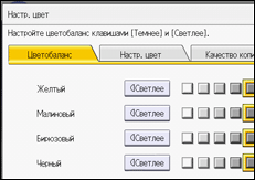 Иллюстрация экрана панели управления