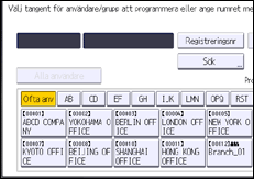 Bild på användarpanelens skärm