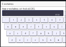Bild på användarpanelens skärm