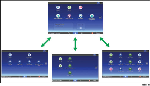 Bild som visar hur du anpassar startsidan