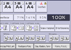 Bild på användarpanelens skärm