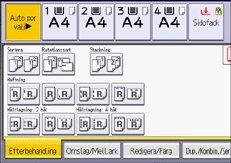 Bild på användarpanelens skärm
