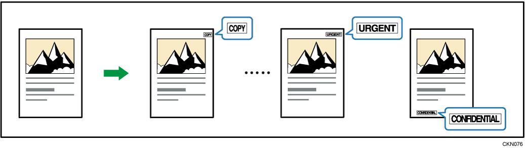 Illustration of Preset Stamp