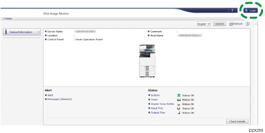 ricoh address book server