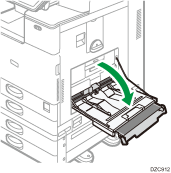 Bypass tray illustration