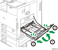 Bypass tray illustration