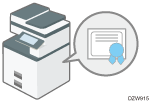 Illustration of installing a self-signed certificate/certificate issued by a certificate authority