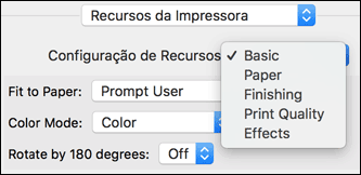 Ilustração da tela do driver