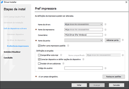 Ilustração do instalador de drivers