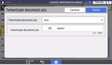 Il·lustració de pantalla del tauler d'operacions