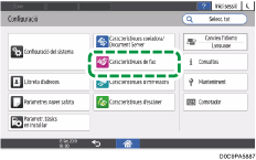 Il·lustració de pantalla del tauler d'operacions