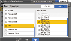 Il·lustració de pantalla del tauler d'operacions