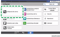 Il·lustració de pantalla del tauler d'operacions
