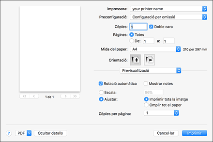 Il·lustració de pantalla de driver