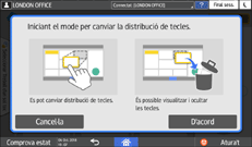 Il·lustració de pantalla del tauler d'operacions