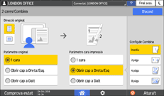 Il·lustració de pantalla del tauler d'operacions