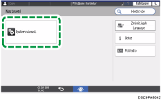 Ilustrace ovládacího panelu