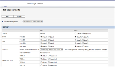 Ilustrace obrazovky webového prohlížeče