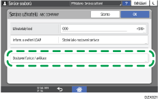 Ilustrace ovládacího panelu