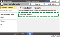 Ilustrace ovládacího panelu