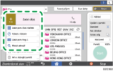 Ilustrace ovládacího panelu