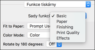 Ilustrace obrazovky ovladače