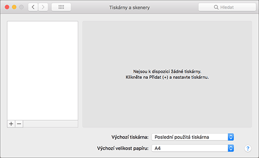 Ilustrace obrazovky ovladače