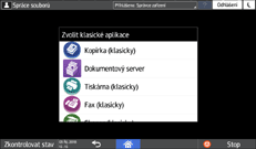 Ilustrace ovládacího panelu