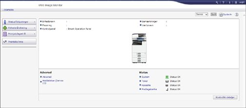 Illustration af webbrowser-skærm