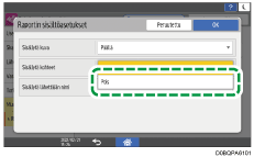 Käyttöpaneelin näyttö