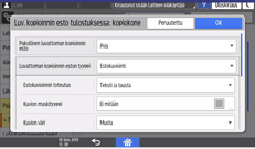 Käyttöpaneelin näyttö