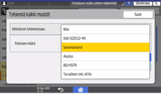 Käyttöpaneelin näyttö