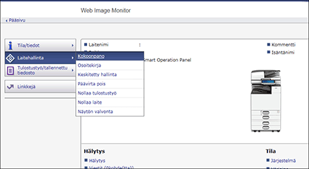 Selaimen näytön kuva
