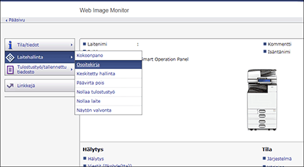 Selaimen näytön kuva